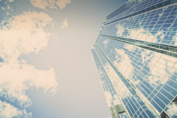 white and blue building during daytime